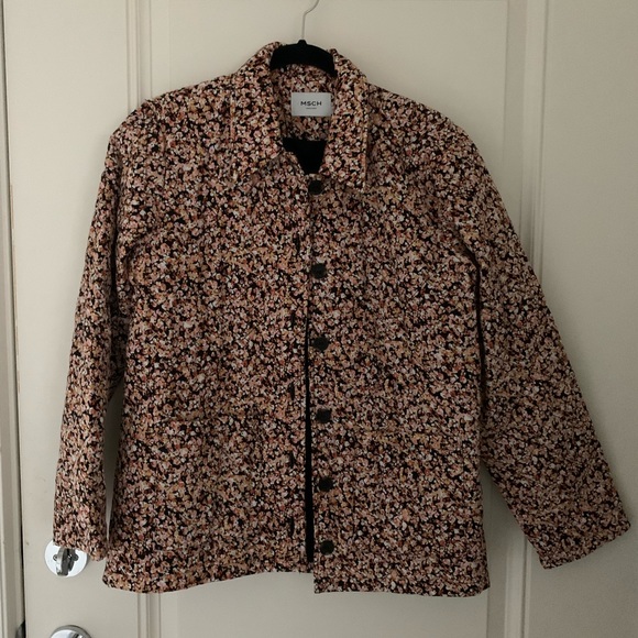 MSCH Copenhagen floral printed quilted coat. - Picture 1 of 2